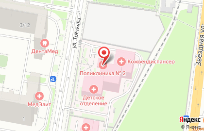Страховая медицинская компания Ресо-мед на улице Третьяка на карте