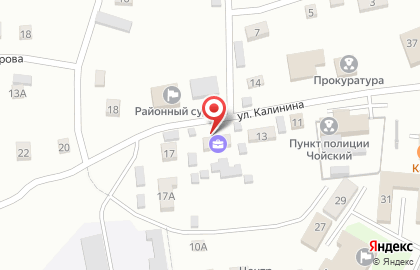 Сельская администрация Чойского сельского поселения на карте