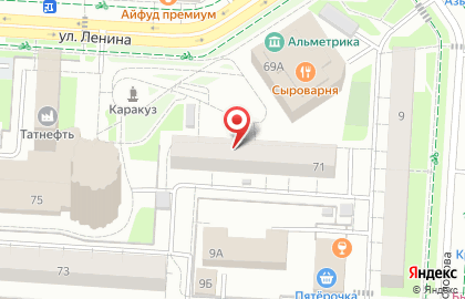 Салон-ателье на улице Ленина на карте