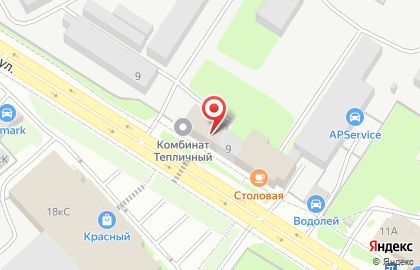 Торговый дом Тепличный на Ярославской улице на карте