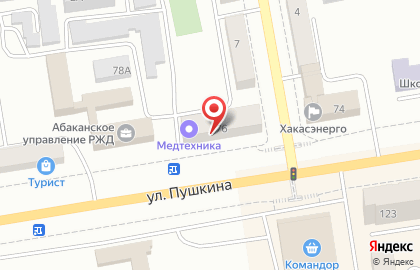 Сервис-центр здорового питания АртЛайф на улице Пушкина на карте