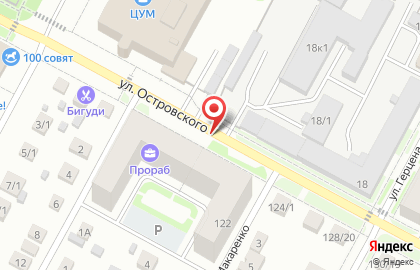 ООО РосСтрой на улице Островского на карте