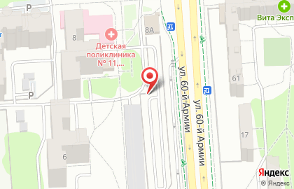 Автостоянка в Воронеже на карте