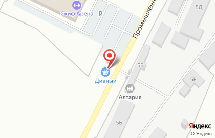 Продовольственный магазин Дивный на карте