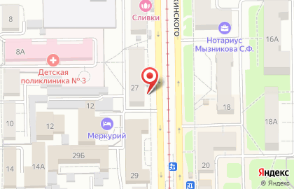 Магазин Электрон на улице Дзержинского на карте