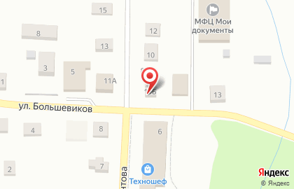Магазин у дома Бристоль на улице Большевиков на карте