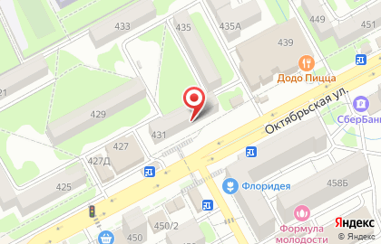 Медицинский центр ЛЕЧУ на Октябрьской улице на карте