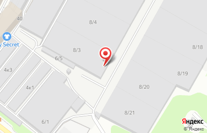 Гаражный кооператив Импульс в Центральном районе на карте