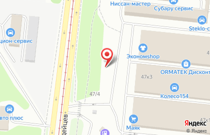 Блинная в Новосибирске на карте