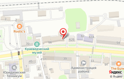 Клуб по спортивно-массовой и физкультурно-оздоровительной работе на Красной улице на карте