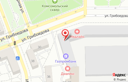 Стоматолог, ООО на улице Грибоедова на карте