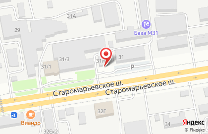 Магазин Золотая рыбка на Старомарьевском шоссе на карте