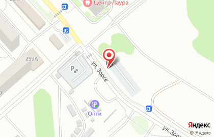 Автостоянка в Новосибирске на карте