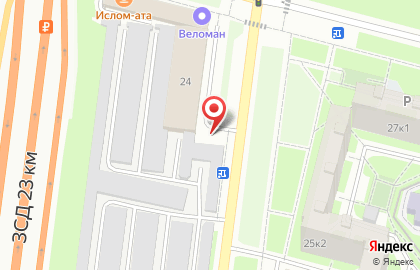 Шиномонтажная мастерская на Комендантском проспекте на карте