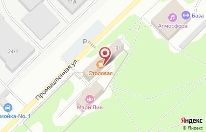 ОАО Банкомат, АКБ Московский Областной Банк на Промышленной улице на карте
