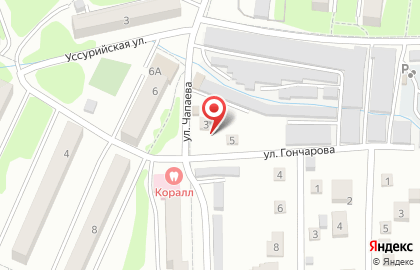 Камея на улице Чапаева на карте