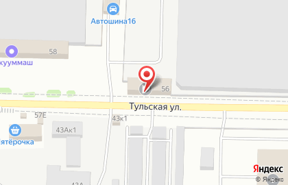 ОАО Банкомат, АКБ Абсолют Банк на Тульской улице на карте