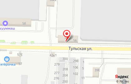 ОАО Банкомат, АКБ Абсолют Банк на Тульской улице на карте