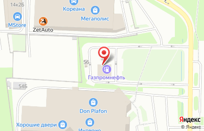 АЗС Газпромнефть в Санкт-Петербурге на карте