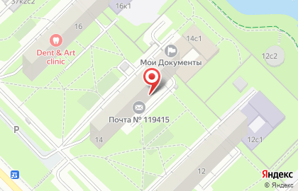 Продовольственный магазин в Москве на карте