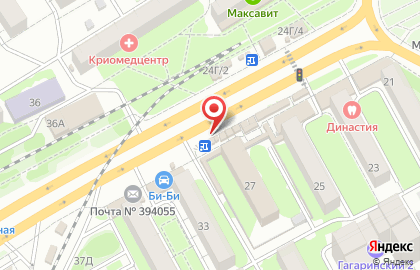 Киоск по продаже печатной продукции Роспечать на улице Ворошилова на карте
