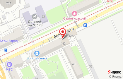 Супермаркет Монетка в Свердловском районе на карте