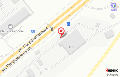 Магазин Автомасла124 на улице Пограничников на карте