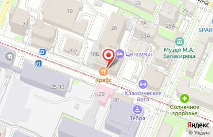 Медицинский центр Медкрионика на Большой Печерской улице на карте