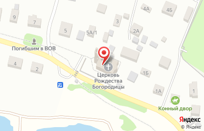 Церковь Рождества Пресвятой Богородицы на карте