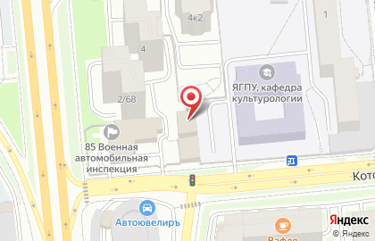 Автомат по продаже воды Живая Вода в Ярославле на карте