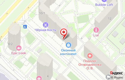 Салон красоты Богиня на Комсомольском проспекте на карте