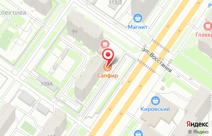 Магазин Сибирит в Орджоникидзевском районе на карте