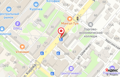 Блинная в Краснодаре на карте
