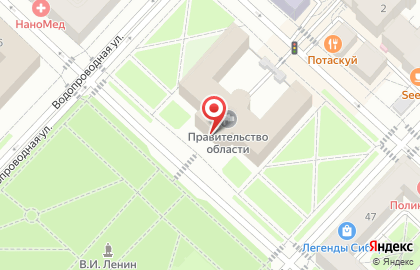 Правительство Тюменской области на карте