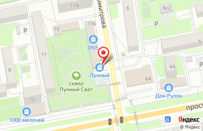 Супермаркет цифровой и бытовой техники DNS в Старом Осколе на карте