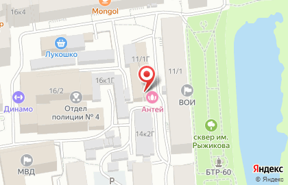 Сауна в Центре на улице Богатырева на карте