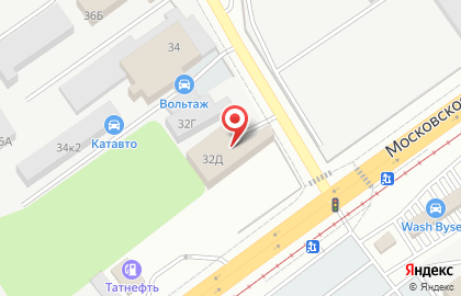 Продовольственный магазин в Засвияжском районе на карте