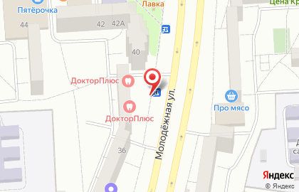 Микрофинансовая организация Деньги срочно на Молодёжной улице на карте