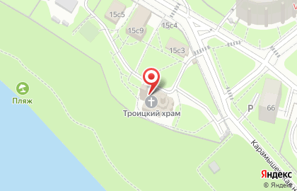 Храм Живоначальной Троицы в Хорошеве на карте