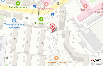 Киоск по продаже фруктов и овощей в Воронеже на карте