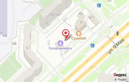 Газпромнефть в Красноярске на карте