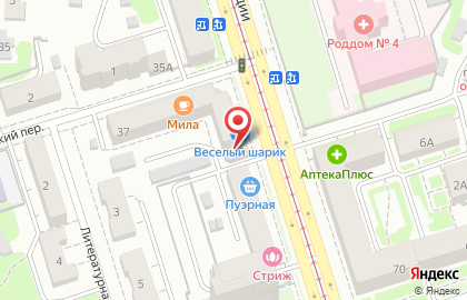 Продуктовый магазин Смак на улице Октябрьской Революции на карте