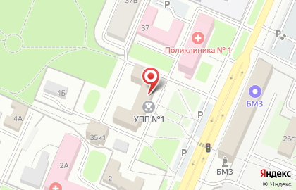 Участковый пункт полиции, Бежицкий район в Бежицком районе на карте
