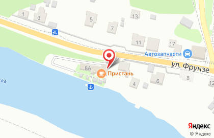 Ресторан Пристань в Звенигороде на карте