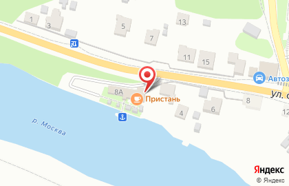 Ресторан Пристань в Звенигороде на карте