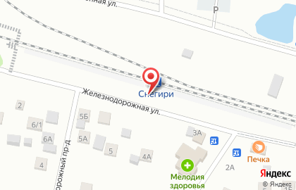 Снегири, железнодорожная станция на карте
