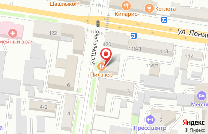 Web-студия WebKit на улице Шевченко на карте