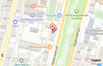 Банк Уралсиб Банк на Красной улице, 147 на карте