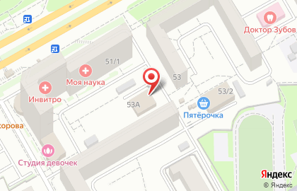 Салон-парикмахерская Рапсодия в Ленинском районе на карте