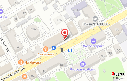 Салон Цветочный дворик на Большой Московской улице на карте